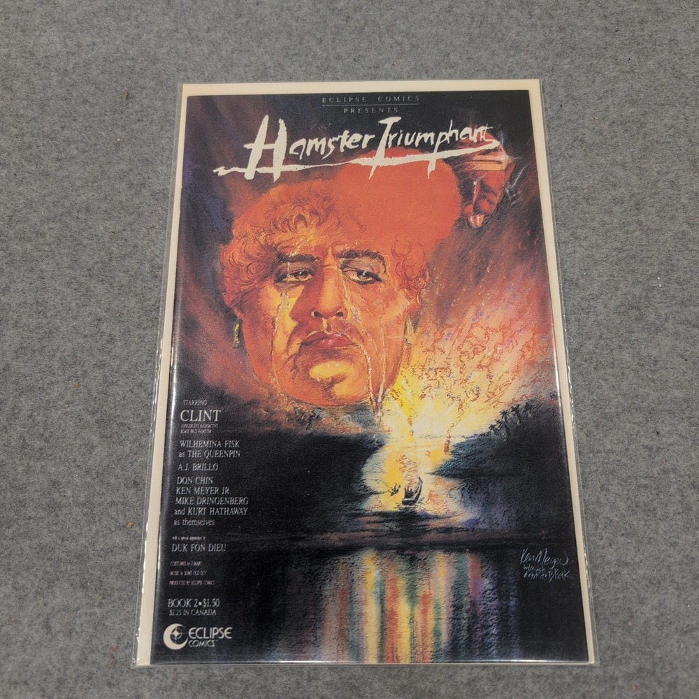 Hamster Triumphant Book 2 Eclipse Comics Clint Parody 1986 Don Chin VG+ - Picture 1 of 1